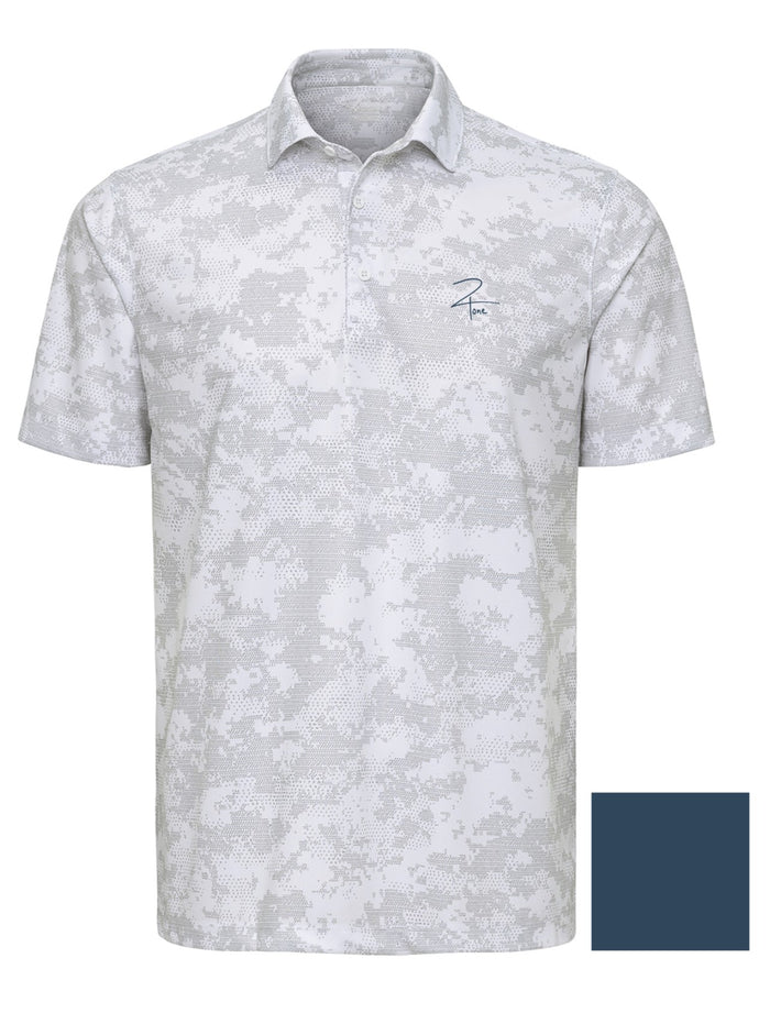 2Tone Performance Polo - White