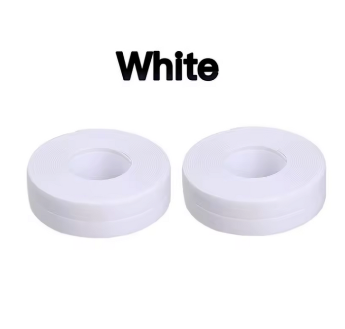2XPVC Waterproof Sealing Tape Bathroom Toilet Caulk Tapes