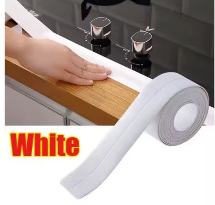 2XPVC Waterproof Sealing Tape Bathroom Toilet Caulk Tapes