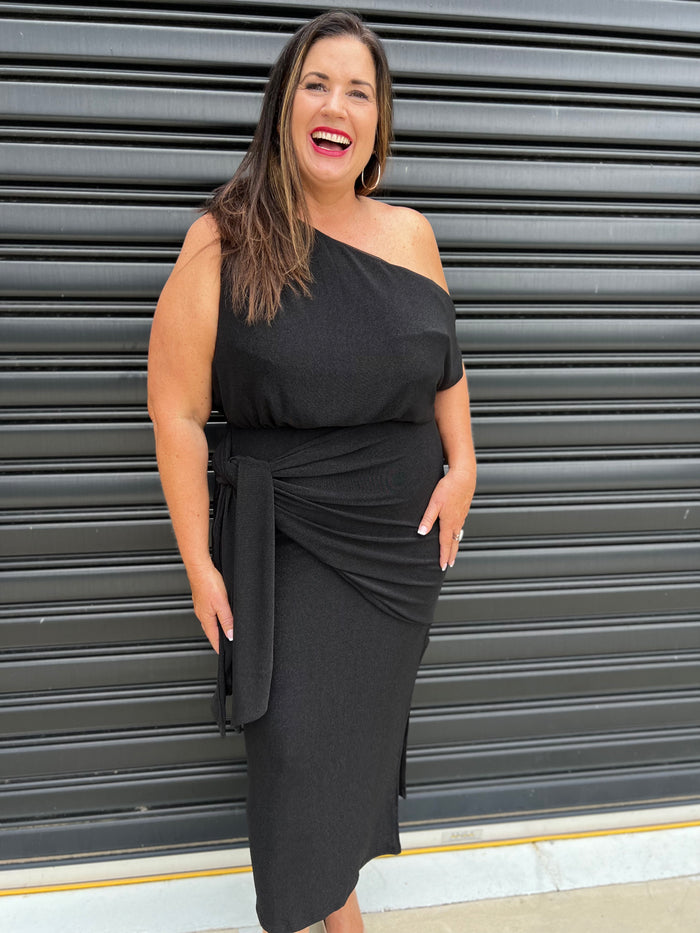 She's Royal Dress - Black (EOFY SALE)
