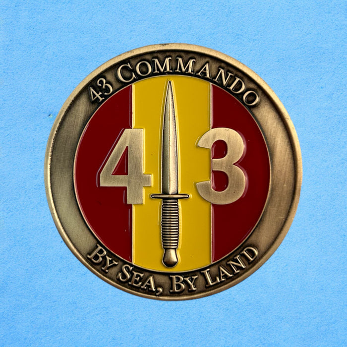 43 Commando Royal Marines Enamelled Coin