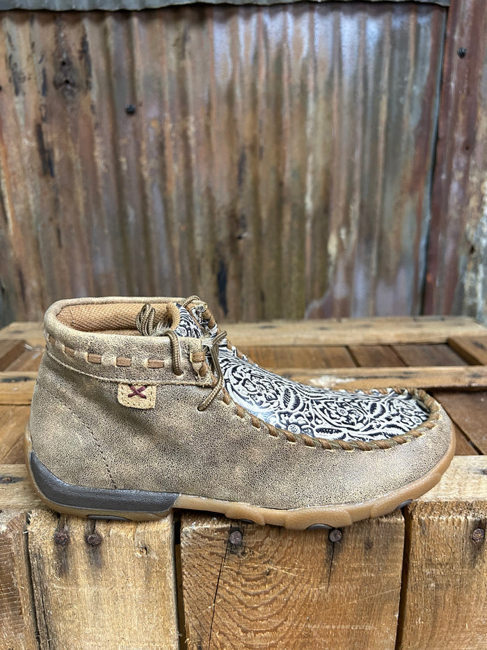 Twisted X Tooled Driving Moc