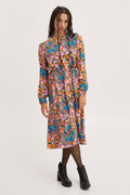 Ala Dress (Pink Multi Flower)