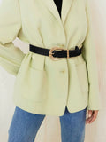 Amelie Twist Belt Black