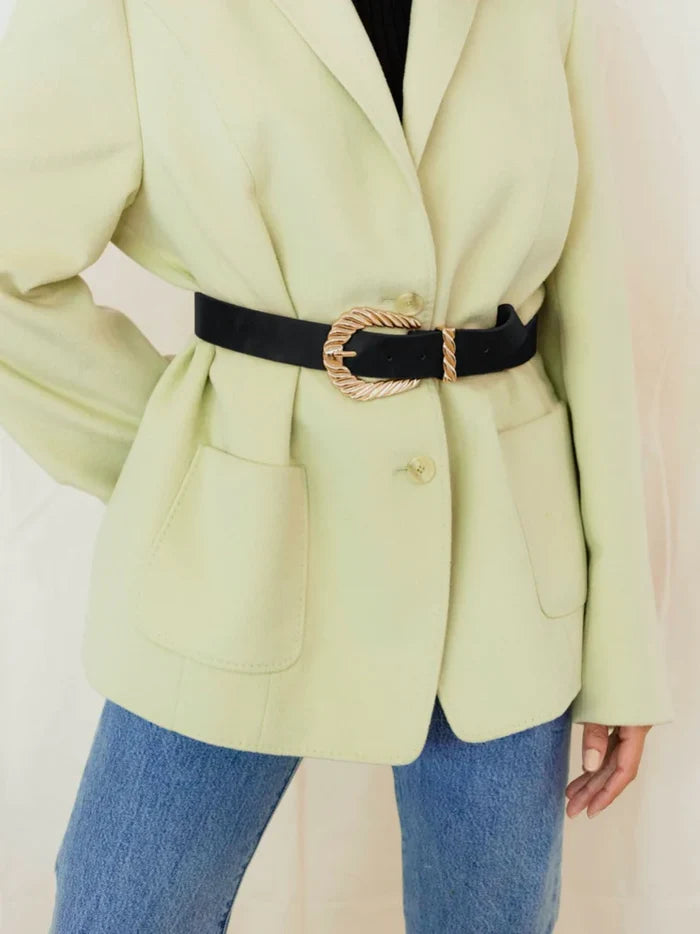 Amelie Twist Belt Black