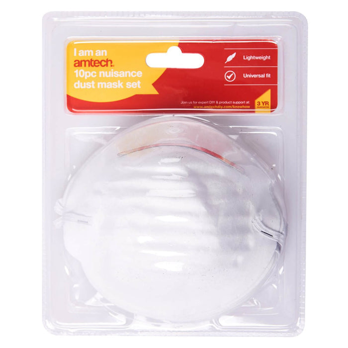 Amtech 10 Piece Dust Mask Set
