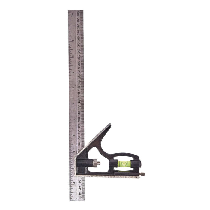 Amtech 12" Combination Square With Spirit Level
