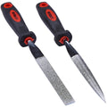 Amtech 2 Piece Diamond File Set Comfort Grip