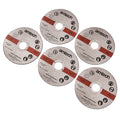 Amtech 5 Piece 1.2mmx115mm Metal Cutting Discs