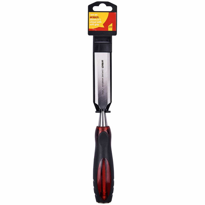 Amtech Wood Chisel Soft Grip 1/2" 1" 1 1/2" 2"