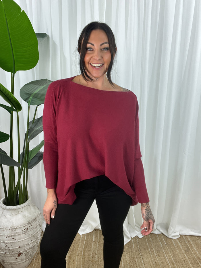 S/M (8-12) / Burgundy