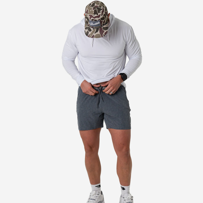 Athletic Short - Grizzly Grey - Classic Deer Camo Liner