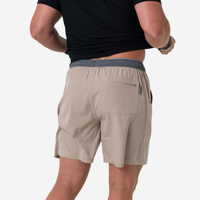 Athletic Short - Heather Khaki - Venado Camo Liner
