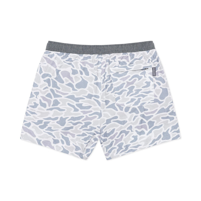 Athletic Short - White Camo - Grey Liner