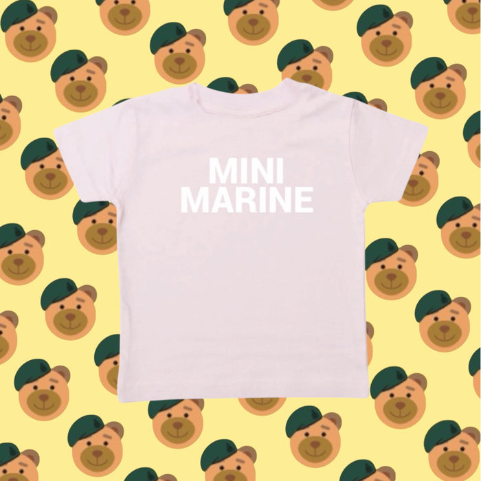 Baby & Toddler Booty Bear Mini Marine T-shirt - Pale Pink
