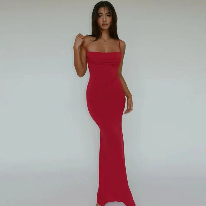 Skims Bodycon Backless Dress fashionnsio