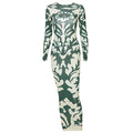 Backless Printed Bodycon Dress fashionnsio
