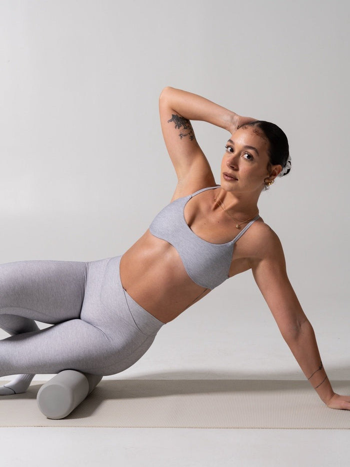 Barre Sports Bra - Platinum