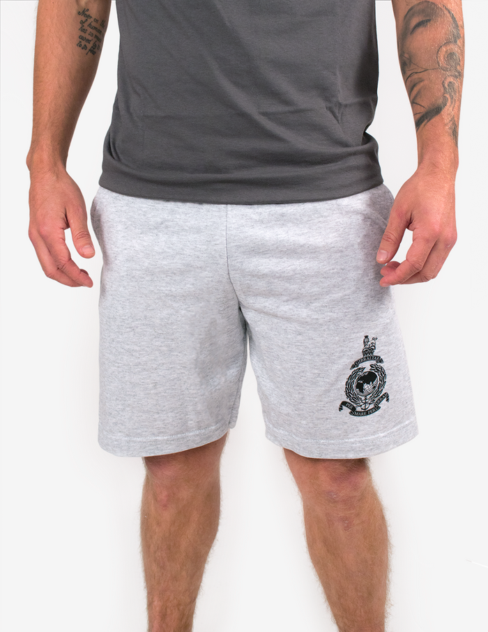 Basic Royal Marines Sweat Shorts - Grey