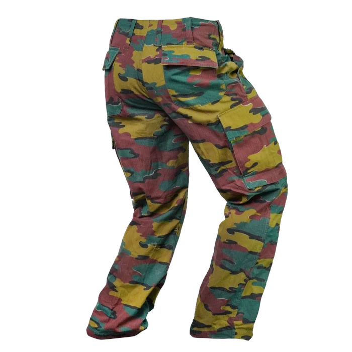 Belgian Jigsaw Camo Ripstop Trousers - Belgian Army Surplus - Combat Trousers