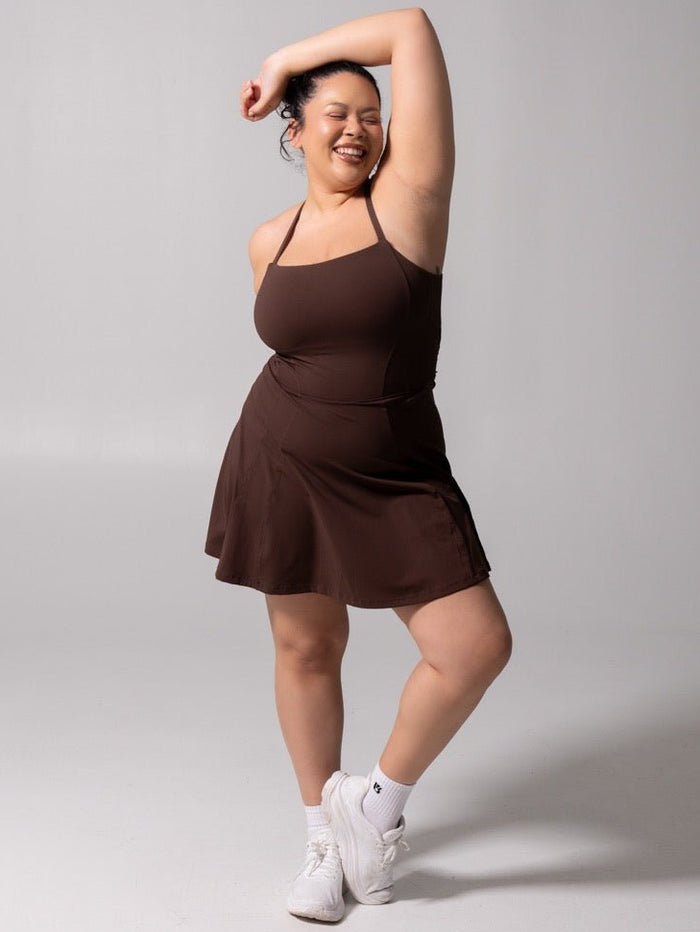 Bend and Snap Dress - Espresso