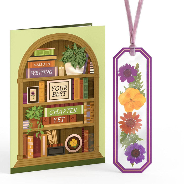 Best Chapter Yet Petal Pressed™ Bookmark Card 5x7"