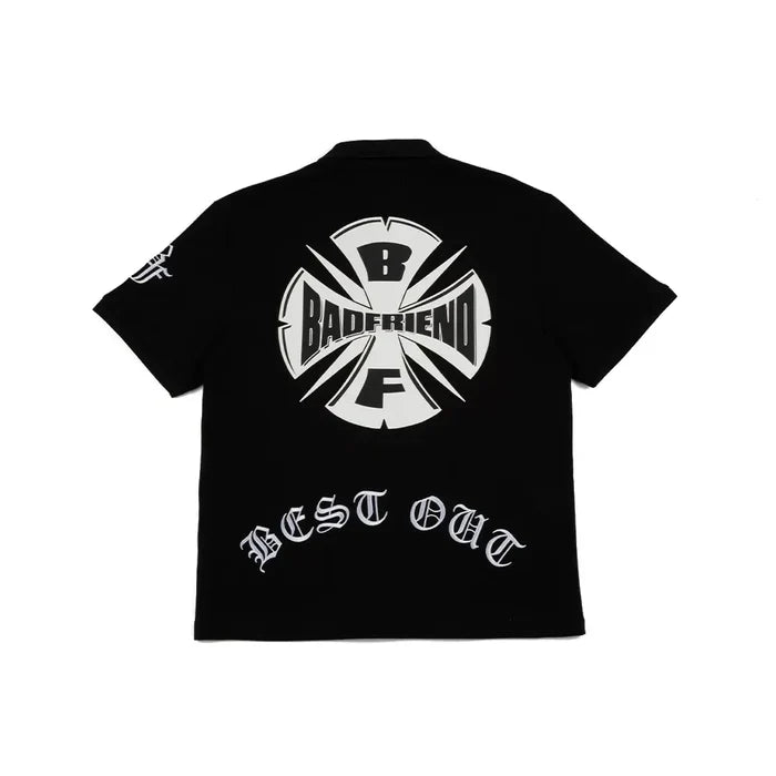Best Out Embroidered Knit Polo 'Black'
