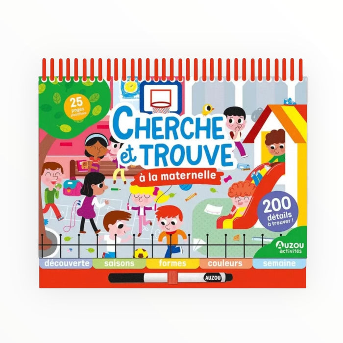 Bloc-note cherche et trouve | À la maternelle