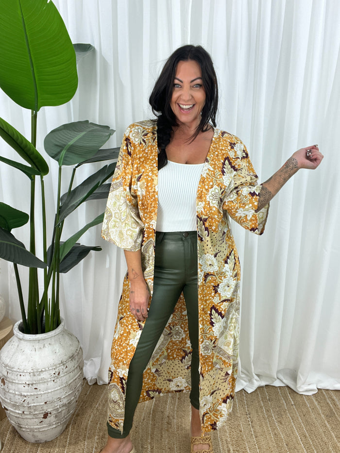 Bodhi Kimono - Butterscotch