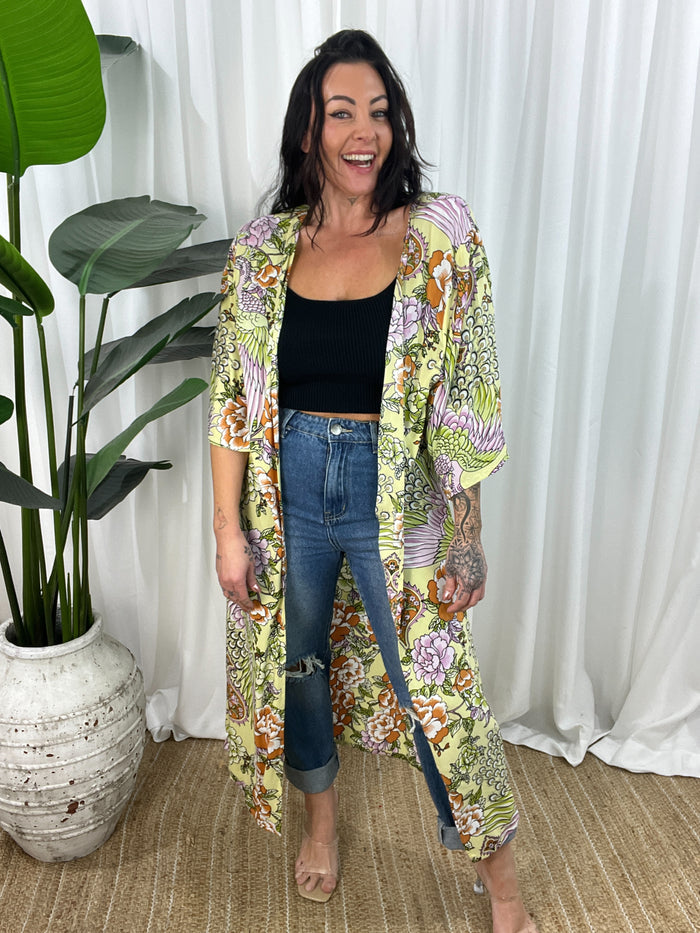 Bodhi Kimono - Limeade