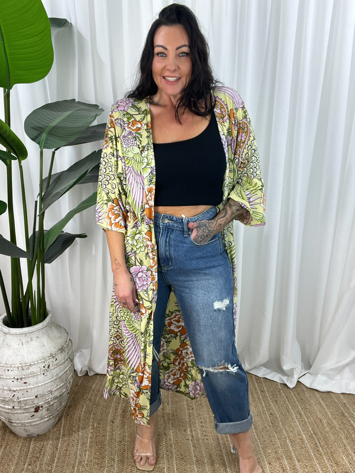 Bodhi Kimono - Limeade