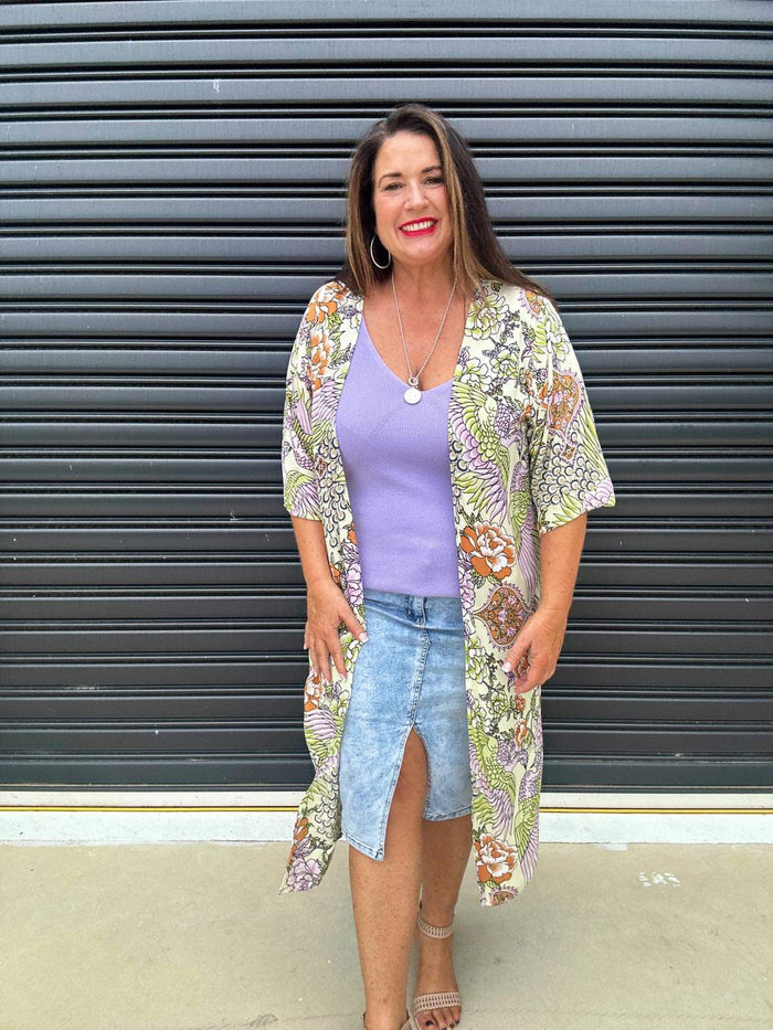 Bodhi Kimono - Limeade