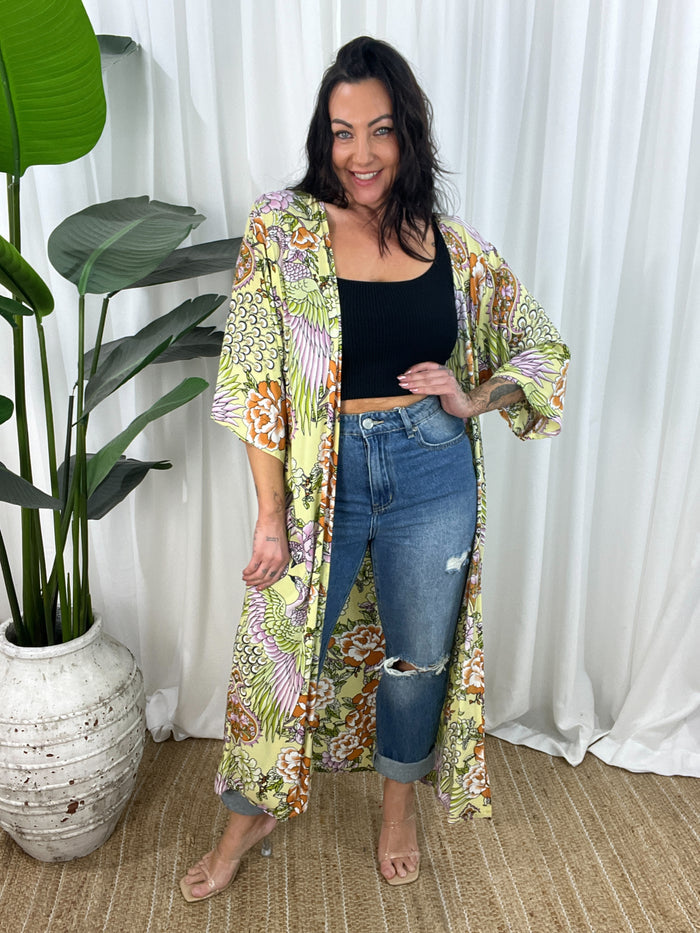Bodhi Kimono - Limeade