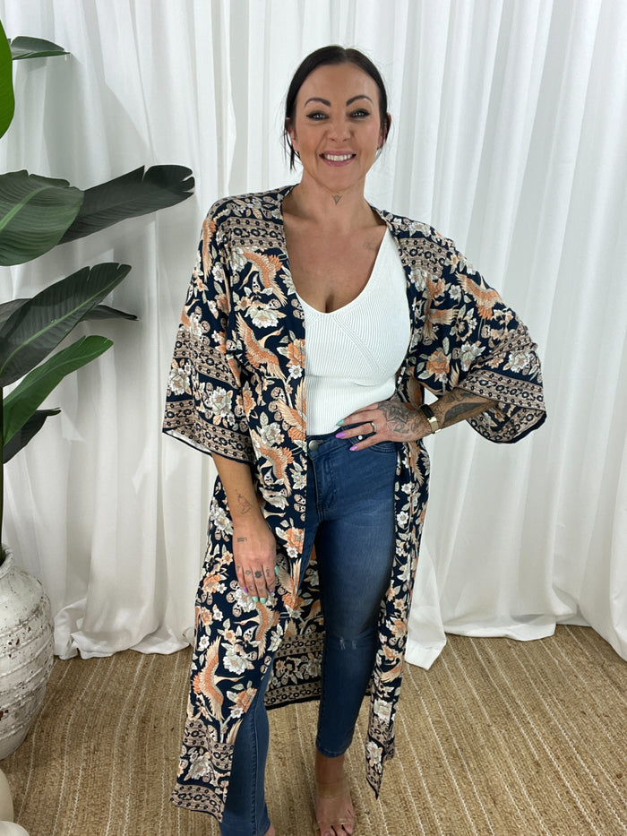 Bodhi Kimono - Navy