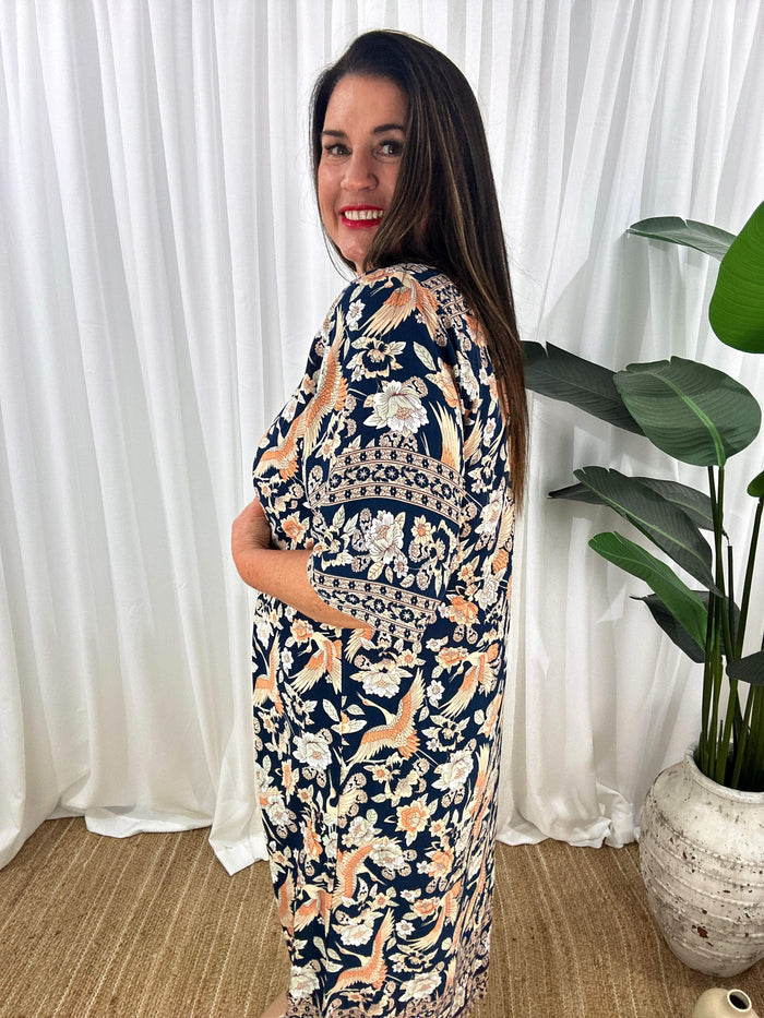 Bodhi Kimono - Navy