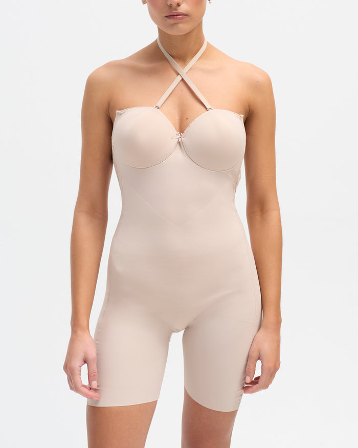 Body multiposición Nude de Lady Pipa para llevar bajo vestidos de invitada.