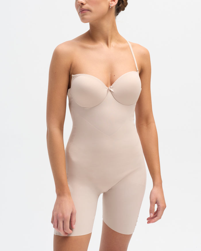 Body multiposición Nude de Lady Pipa para llevar bajo vestidos de invitada.