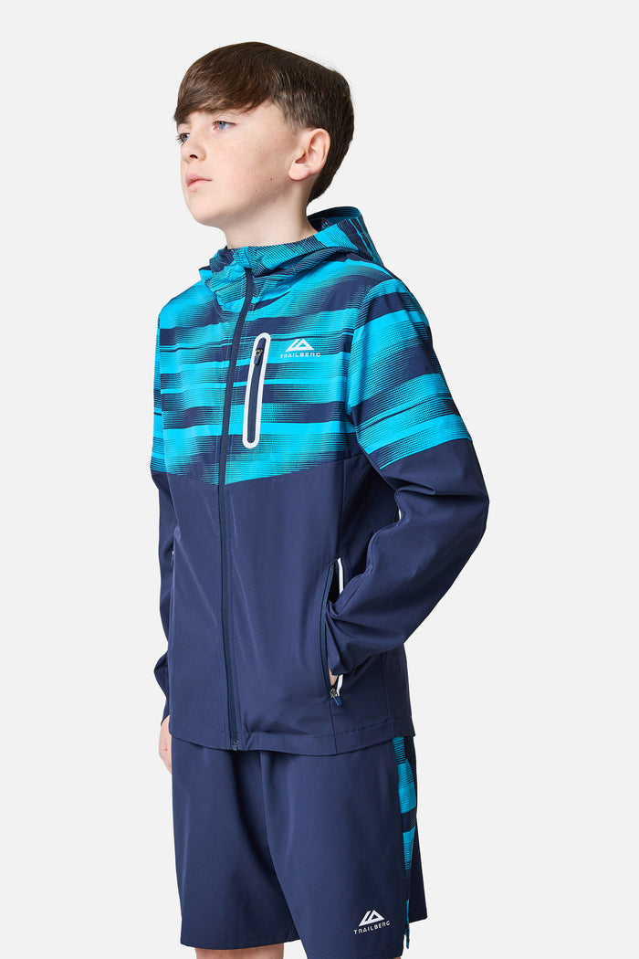 Boys Dimension Windbreaker - Navy / Mystic Ocean