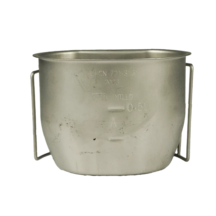 British Army Steel Canteen Cup - British Army Surplus - Canteens & Bottles