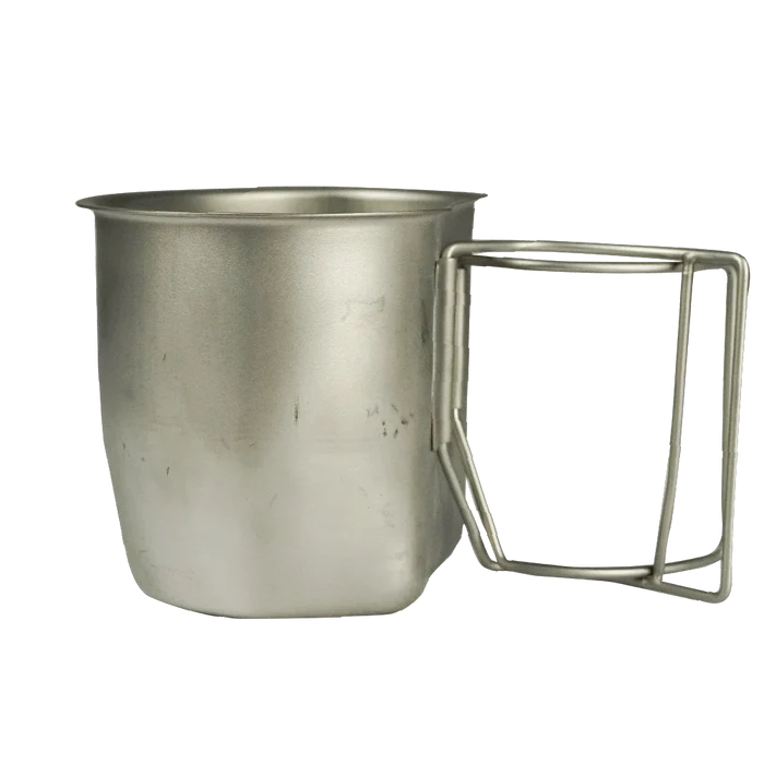 British Army Steel Canteen Cup - British Army Surplus - Canteens & Bottles