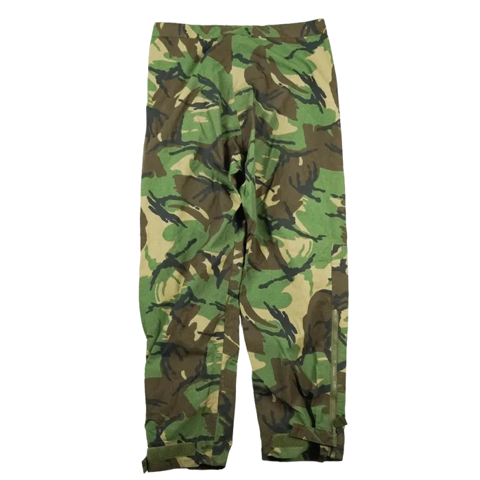British DPM MVP Rain Trousers with Lower Zips - 96/180 - British Army Surplus - Rain Trousers