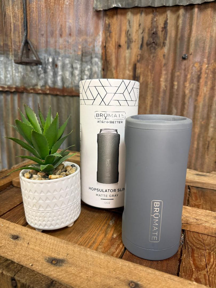 Brumate Hopsulator Slim - Matte Gray