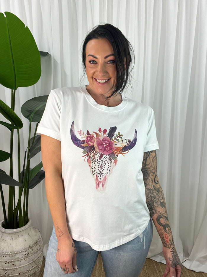 Bull Skull Tee (EOFY SALE)