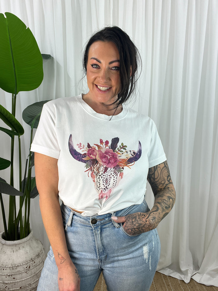 Bull Skull Tee (EOFY SALE)