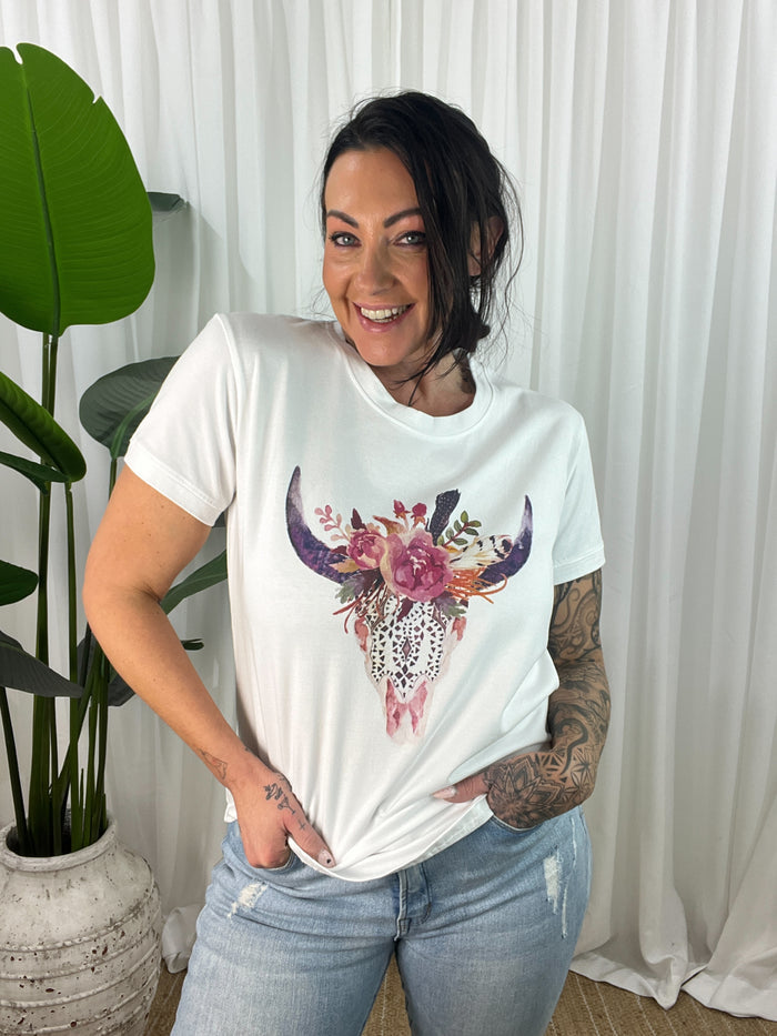 Bull Skull Tee (EOFY SALE)