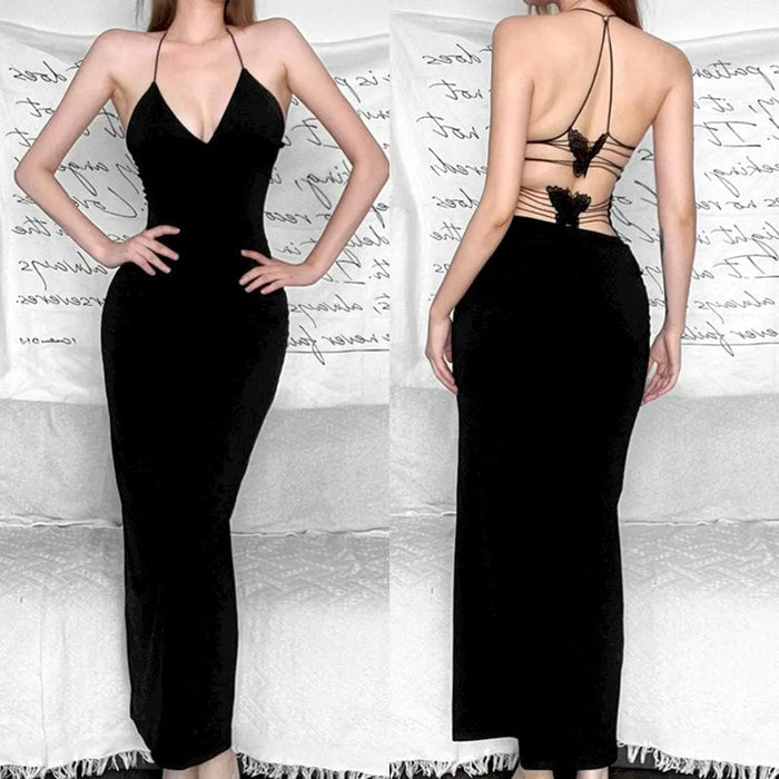 Butterfly Backless Dress fashionnsio