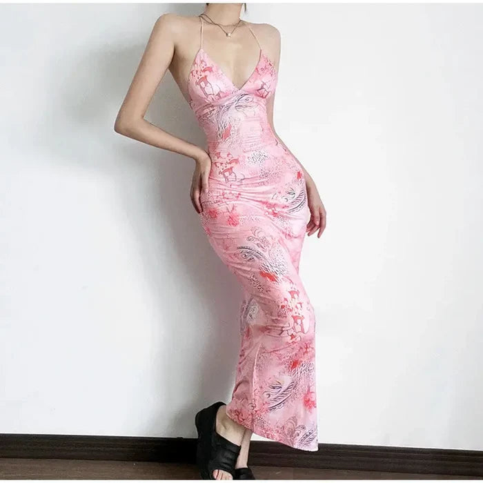 Butterfly Backless Dress fashionnsio