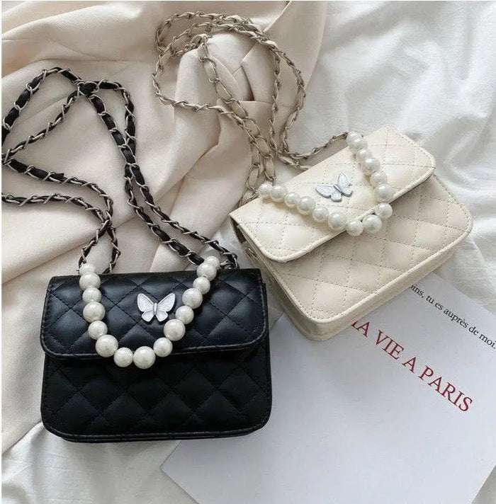 Butterfly Pearl Sling Bags fashionnsio