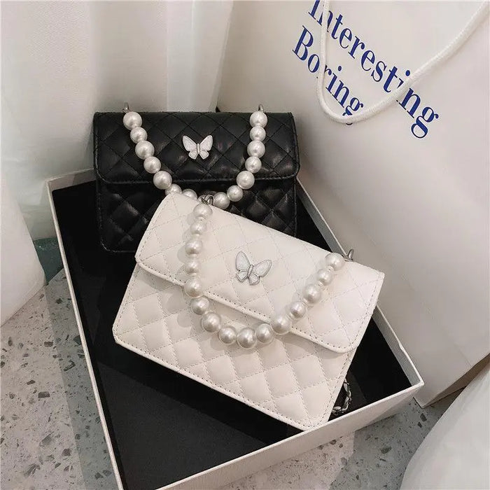 Butterfly Pearl Sling Bags fashionnsio