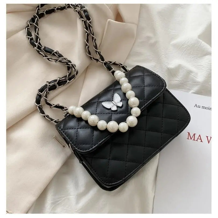 Butterfly Pearl Sling Bags fashionnsio